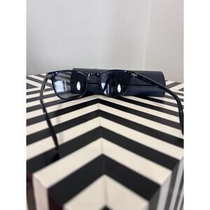 Warby Parker Blue Light Glasses Navy Rectangular Frames 50-20-145 NEW w/ Case